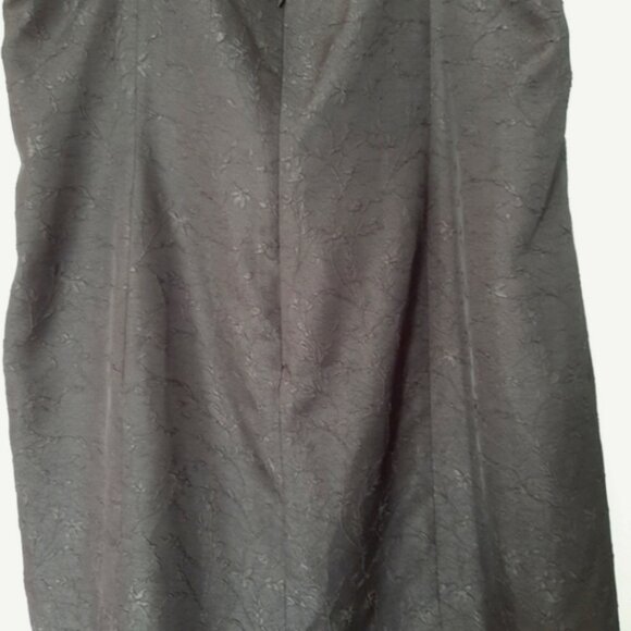 LONDON TIMES - New - Elegant Black Lace Evening Dress Spaghetti Straps Sz 24 - Picture 9 of 10